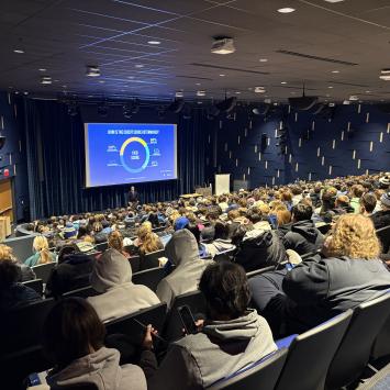 Students attend an in-person financial literacy session